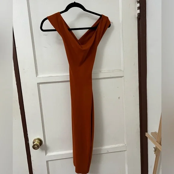 American Apparel | Dresses | Brown American Apparel Midi Dress | Poshmark